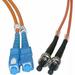 Fiber Optic Cable Sc - St Multimode Duplex 62.5 By 125 1 Meter (3.3 Foot)