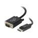 C2G 6ft DisplayPort to VGA Adapter Cable - DP to VGA - Black