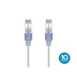 Monoprice 10-Pack SlimRun Cat6A Ethernet Network Patch Cable 5ft White