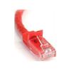 StarTech.com N6PATCH35RD 35 ft. Cat 6 Red Snagless UTP Patch Cable - ETL Verified