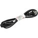Monoprice 3 18AWG Non Polarized AC Power Cord Black 107671