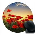 POPCreation poppy flowers sunset Round Mouse pads Gaming Mouse Pad 7.87x7.87 inches
