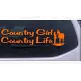 Country Girl Country Life With Horse Car or Truck Window Decal Sticker