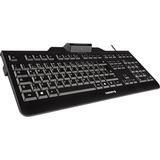 CHERRY KC 1000 SC JK-A0104EU-2 Black 104 Normal Keys USB Wired Keyboard with Smart Card Reader