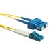 eDragon ED86600 Fiber Optic Cable LC/SC Singlemode Duplex 9/125 1m 3 Pack