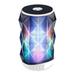 Portable Wireless Speaker w/ Magic Changing Colorful Lights for Nokia X6 5.1 3.1 2.1 7 Plus 8 Sirocco 6 (2018) (White)