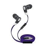 Super High Clarity 3.5mm Stereo Earbuds/ Headphone Compatible with Nokia X71 3.1 C 3.1 A 2.2 for Asus Zenfone 6/ 6z/ 6 2019/ Live (L2) (Purple) - w/ Mic & Volume Control + MND Stylus