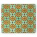Moroccan Mouse Pad Ornamental Abstract Moroccan Motif with Old Fashion Victorian Influences Artwork Rectangle Non-Slip Rubber Mousepad Mint Orange by Ambesonne