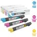 LD Remanufactured Replacement for Xerox 6R1516 Cyan 6R1515 Magenta & 6R1514 Yellow Toner Cartridges for WorkCentre 7525 7530 7535 7545 7556 7830 7830i 7835 7845 7845i 7855 7855i 7970