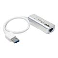 Tripp Lite U336-000-GB-AL USB 3.0 SuperSpeed to Gigabit Ethernet NIC Network Adapter 10/100/1000 Plug and Play Aluminum