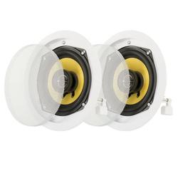 Acoustic Audio HD-5 In Ceiling Speakers Home Theater Surround Sound Pair