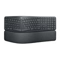 Logitech ERGO Series K860 Wireless Ergonomic Keyboard - Split Keyboard Wrist Rest Natural Typing Stain-Resistant Fabric Bluetooth and USB Connectivity Compatible with Windows/Mac - Graphite