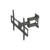 Monoprice Titan Series Full Motion Single Stud Dual Arm Wall Mount For Large Up to 70 Inch TVs Displays Max 99 LBS. 200x200 to 600x400 Black
