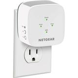 NETGEAR - AC1200 WiFi Range Extender and Signal Booster Wall-plug White 1.2Gbps (EX6110)