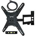 VideoSecu Full Motion TV Wall Mount for Most 26 -55 VIZIO D48N-E0 E55-D0 M55-D0 E55-E2 LED LCD Plasma Tilt Bracket BGR
