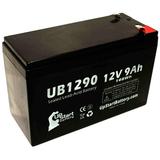 APC BACK-UPS 750 BE750G Battery Replacement - UB1290 Universal Sealed Lead Acid Battery (12V 9Ah 9000mAh F1 Terminal AGM SLA) - Includes TWO F1 to F2 Terminal Adapters