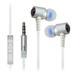Super High Clarity 3.5mm Stereo Earbuds/ Headphone for LG Stylo 3 X power 2 Aristo M210 K3 2017 K4 2017 K8 2017 K10 2017 Tribute HD Classic (White) - w/ Mic & Volume Control