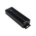 StarTech.com ST1030USBM 10 Port USB 3.0 Hub - Industrial - ESD and Surge Protection - DIN Rail or Surface Mountable - Metal - Powered USB Hub