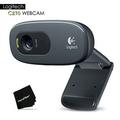 Logitech C270 Widescreen HD Webcam and 3 MP designed for HD Video Calling and...