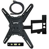 VideoSecu Full Motion TV Wall Mount 26 -55 LCD LED Plasma HDTV Tilt Swivel Bracket VESA 400x400mm Heavy Duty Steel BJZ