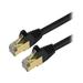 StarTech C6ASPAT35BK StarTech.com Cat6a Shielded Patch Cable - 35 ft - Black - Snagless RJ45 Cable - Ethernet Cord - Cat 6a Cable - 35ft