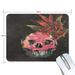 POPCreation Skeleton And Flowers Mouse pads Gaming Mouse Pad 9.84x7.87 inches