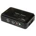 StarTech.com SV211KUSB USB 2 Port USB KVM Switch Kit with Audio & Cables Black