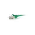 C2G 00838 C2G 20ft Cat6 Snagless Shielded (STP) Network Patch Cable - Green - Category 6 for Network Device - Patch Cable - 20 ft - 1 x RJ-45 Male Network - 1 x RJ-45 Male Network - Gold Plated