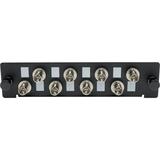 Tripp Lite Toolless Pass-through Fiber Patch Panel Mmf/smf 8 St Connectors - Patch Panel - St X 8 - Black