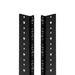 NavePoint 8U Vertical Rack Rail Pair DIY Kit with Hardware Black