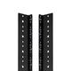 NavePoint 8U Vertical Rack Rail Pair DIY Kit with Hardware Black