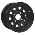 4/110 ITP Steel Wheel 12x7 2.0 + 5.0 Black for Can-Am DS450 X MX 2009-2015