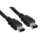 Kentek 10 feet FT 6 pin to 6 pin IEEE-1394a 1394 Firewire iLINK DV cable cord 400 Mbps PC DV IEEE1394 black