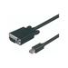 VisionTek 901217 Mini DisplayPort to VGA 2 Meter Cable (M/M)