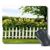 GCKG Amazing Sunflowers Mouse Pad Personalized Unique Rectangle Gaming Mousepad 9.84 (L) x 7.87 (W)