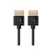 Monoprice HDMI Cable - 0.5 Feet - Black | High Speed 4K@60Hz HDR 18Gbps 36AWG YUV 4:4:4 Compatible with UHD TV and More - Ultra Slim Series