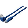 TRIPP LITE N204-010-BL-DN 10 ft. Cat 6 Blue Gigabit Right Angle Down to Straight Patch Cable