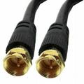 SF Cable RG6 UL F-type Coaxial Cable Gold Plated 25 feet
