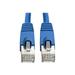 Tripp Lite Cat6a Snagless Shielded STP Network Patch Cable 10G Certified PoE Blue RJ45 M/M 35ft 35 - Category 6a for Network Device Switch Modem Router Hub Patch Panel VoIP Device Camer