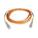 Tripp Lite N520-10M 32.8 ft. Duplex Multimode 50/125 Fiber Patch Cable