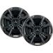 Jensen MSX60RVR Marine Speakers 6.5 Coaxial Speaker Completely Waterproof With UV Resistant Materials To Withstand the Outdoor Elements Sold as Pair Graphite Gray