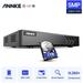 ANNKE 8-Channel HD-TVI 5MP Security Video Recorder H.265+ Video Compression for Bandwidth Efficiency 1TB Hard Drive