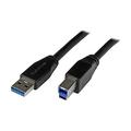 StarTech.com 5m 15 ft Active USB 3.0 USB-A to USB-B Cable - M/M - USB A to B Cable - USB 3.1 Gen 1 (5 Gbps)