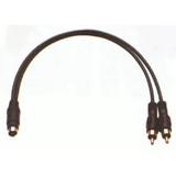 IEC M5264 S Video ( SVHS ) Male to 2 RCA Male Connectors 1