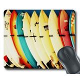 GCKG Colorful Surfboard Mouse Pad Personalized Unique Rectangle Gaming Mousepad 9.84 (L) x 7.87 (W)