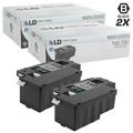 LD Compatible Dell 331-0778 Set of 2 Black Laser Toner Cartridges for use in the Color Laser C1760nw C1765nf C1765nfw 1250C 1350cnw 1355cn & 1355cnw