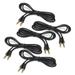 5 Pack Cache. 3.5mm male to male Stereo Audio Cable 6 ft.