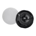 Monoprice 2-Way Carbon Fiber Ceiling Speakers - 8 Inch (Pair) With Paintable Magnetic Grille - Alpha Series