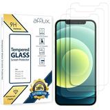 Afflux for Apple iPhone 12 / 11 / XR Screen Protector Tempered Glass Protective Guard Film Cover Bubble-Free 100% Transparent 9H Hardness In Retail Box [fits Apple iPhone 12 / 11 / XR] [3-PACK]