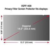 14 Inch Privacy Filter Screen Protector for Widescreen 16:9 Laptops with Anti-Glare and Anti-Scratch